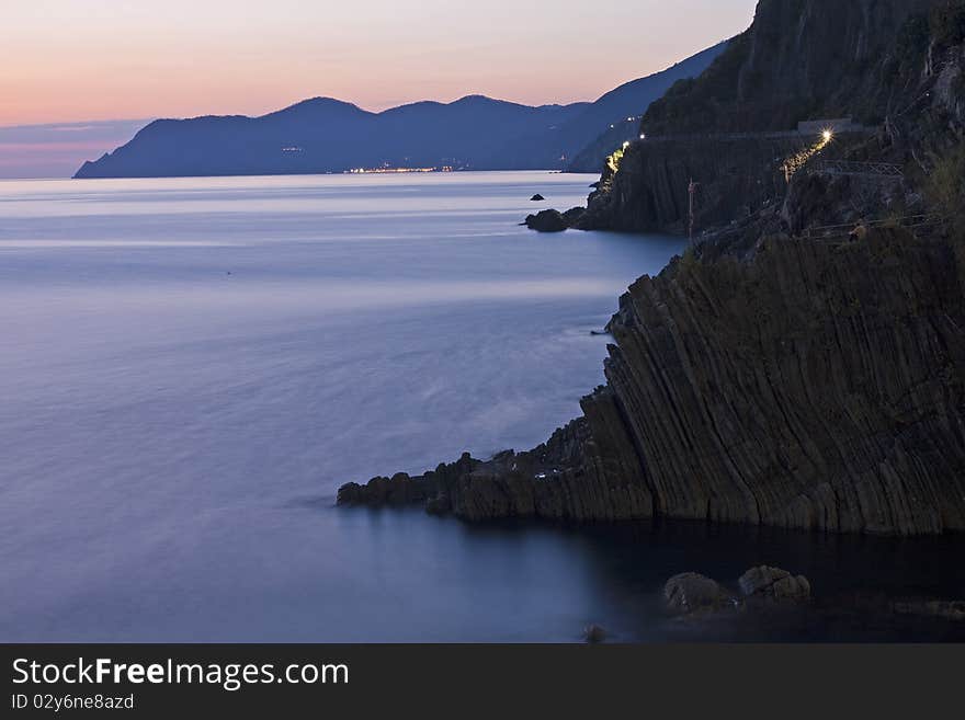 Cinque Terre Shoreline