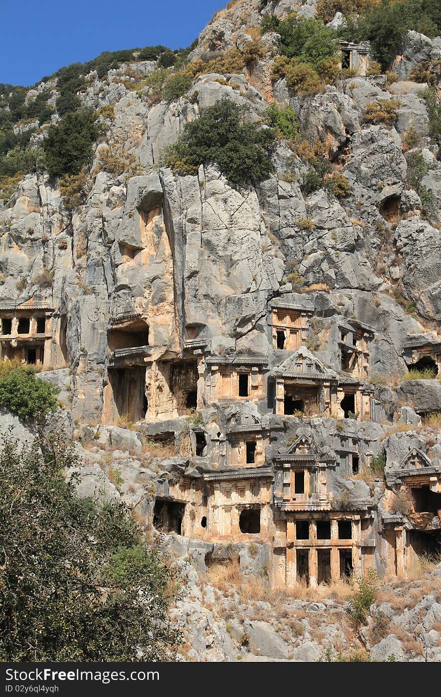 Lycian tombs