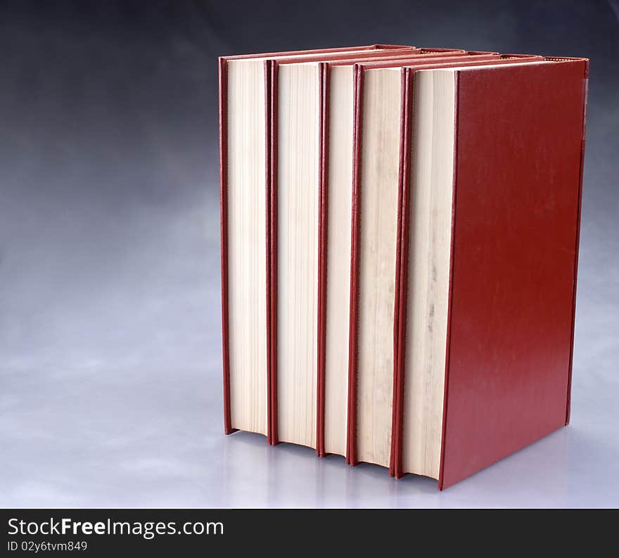 Set of red books