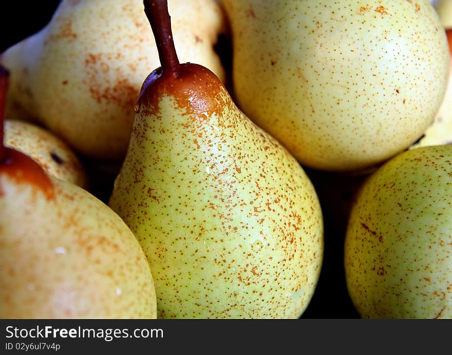 Pile of pears