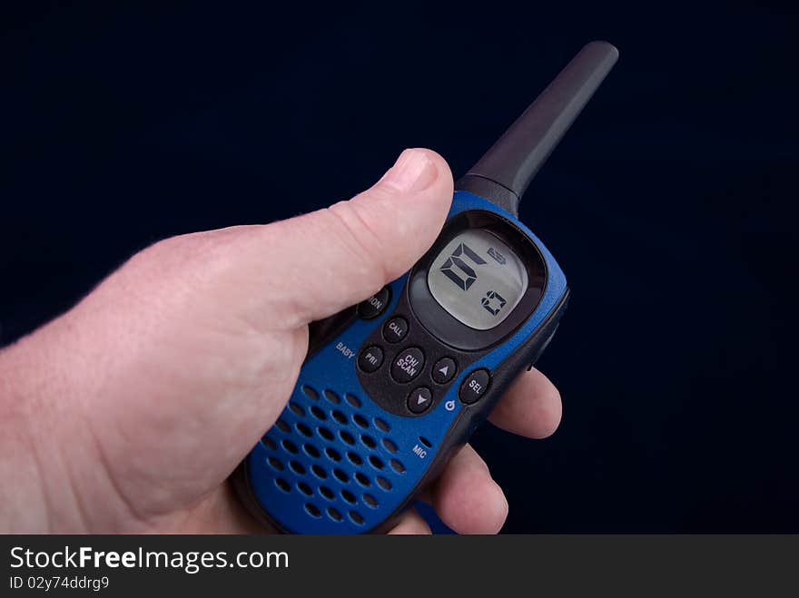 Walkie-talkie In Hand