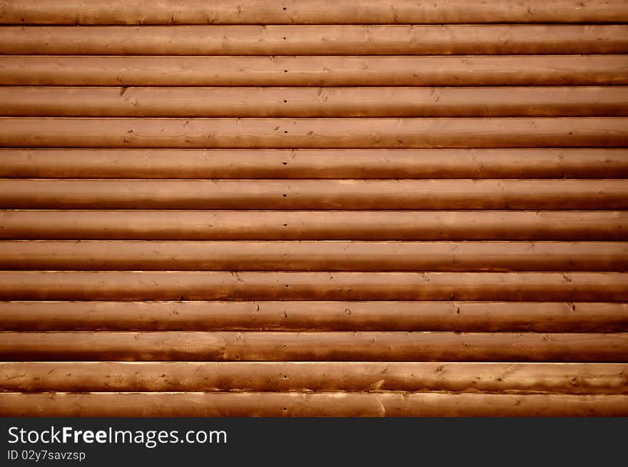 A wooden wall as a background