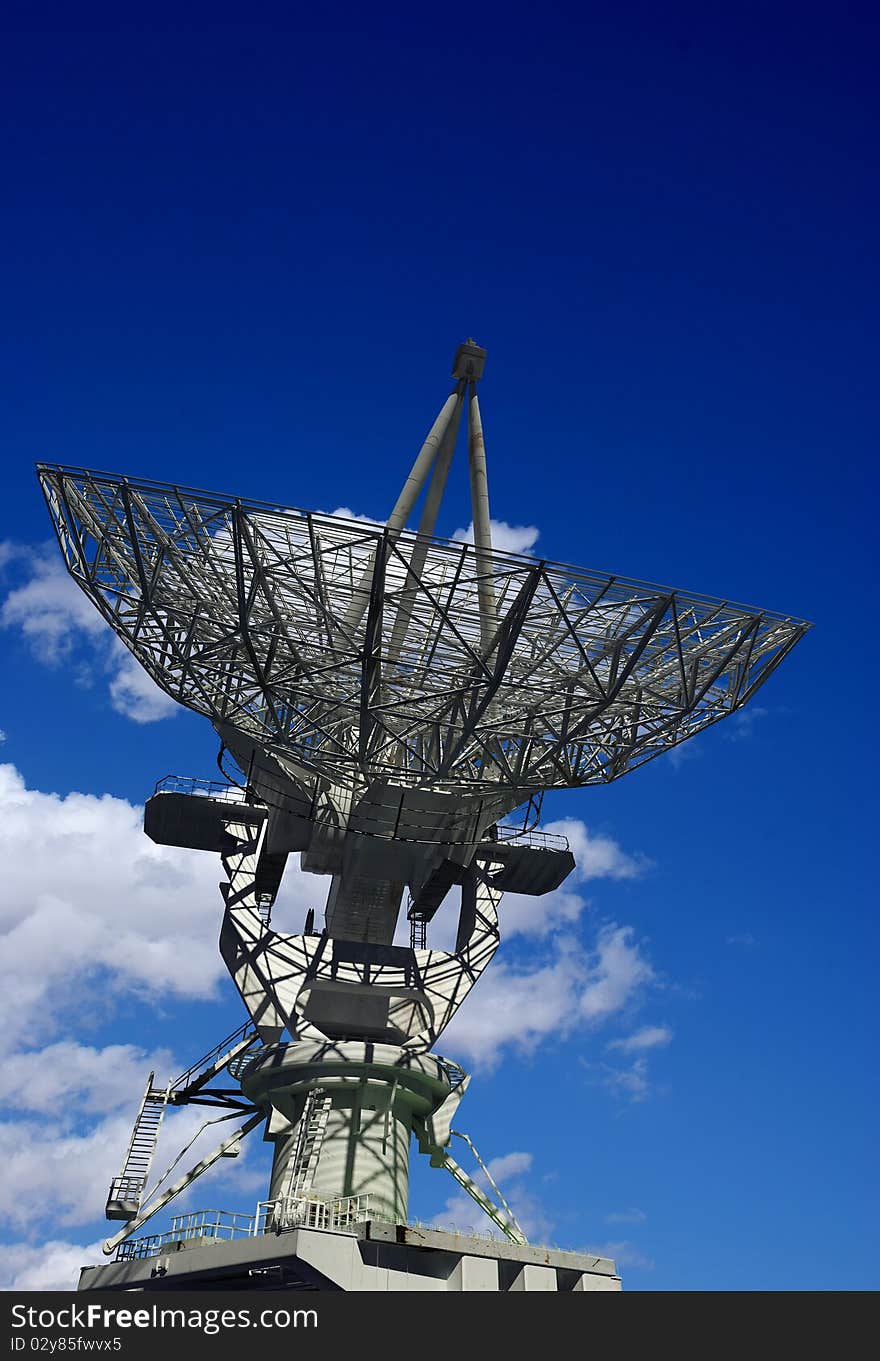 Radar on a background of the sky. Radar on a background of the sky