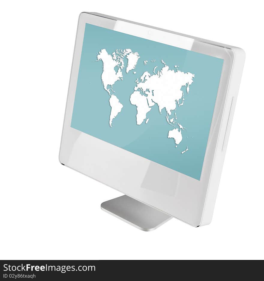 Monitor Isolated With Clipping Path