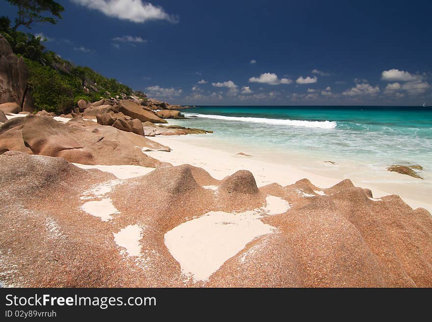 The beaches of the Seychelles are the last paradise. The beaches of the Seychelles are the last paradise