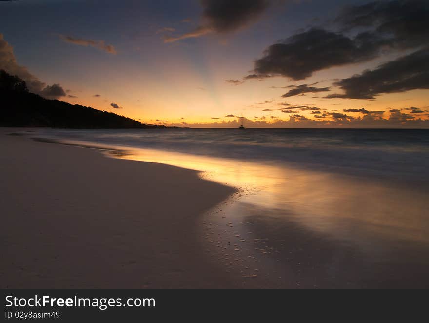 The beaches of the Seychelles are the last paradise. The beaches of the Seychelles are the last paradise