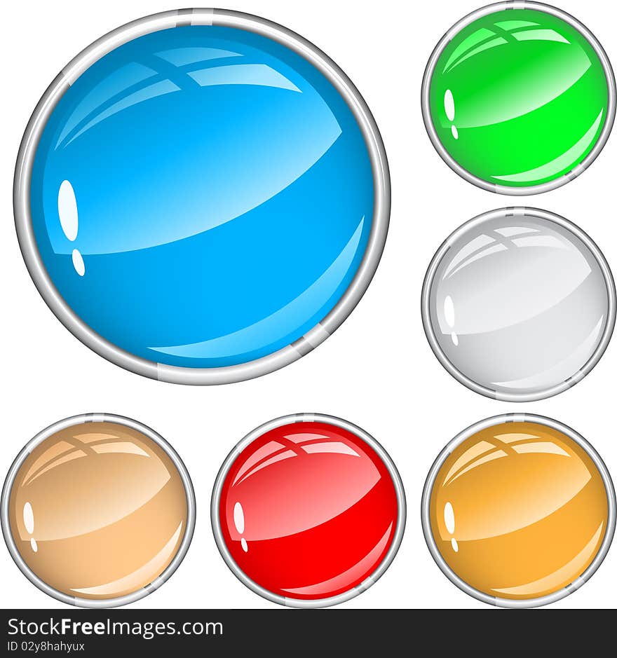 Brilliant color buttons