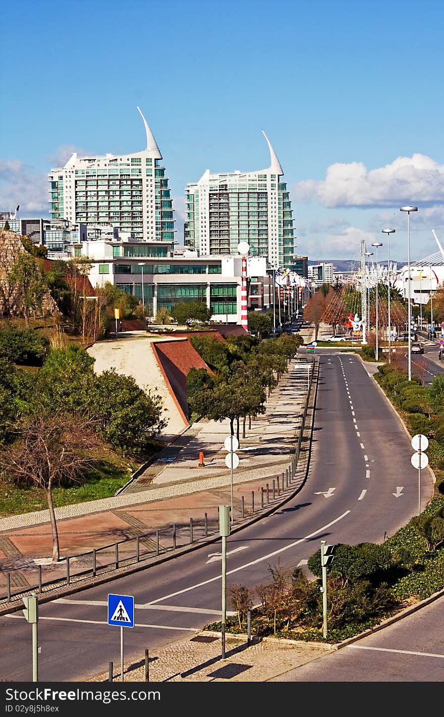 Modern City center at Lisbon