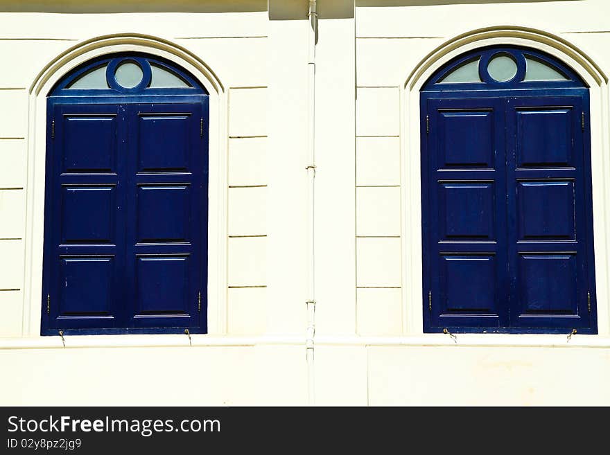 Two windows in European style. Two windows in European style