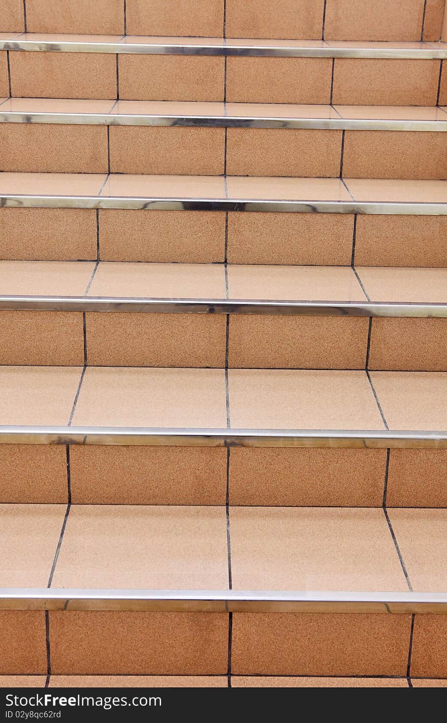 Staircase in the interior of a modern building