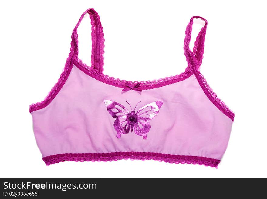 Bra With Pattern Butterfly