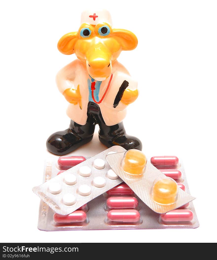 Toy in the form of doctor