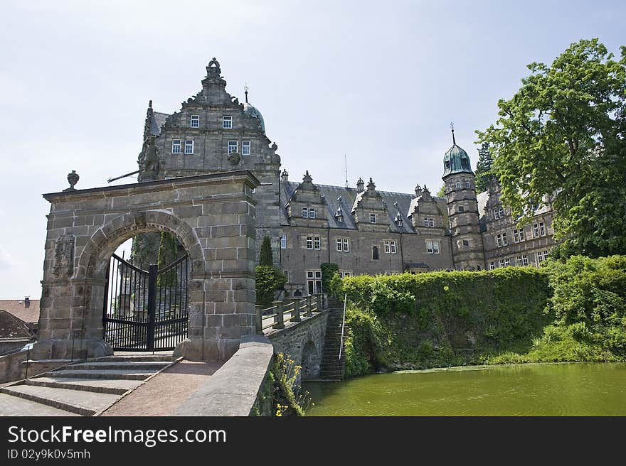 The Castle Haemelschenburg in Germany