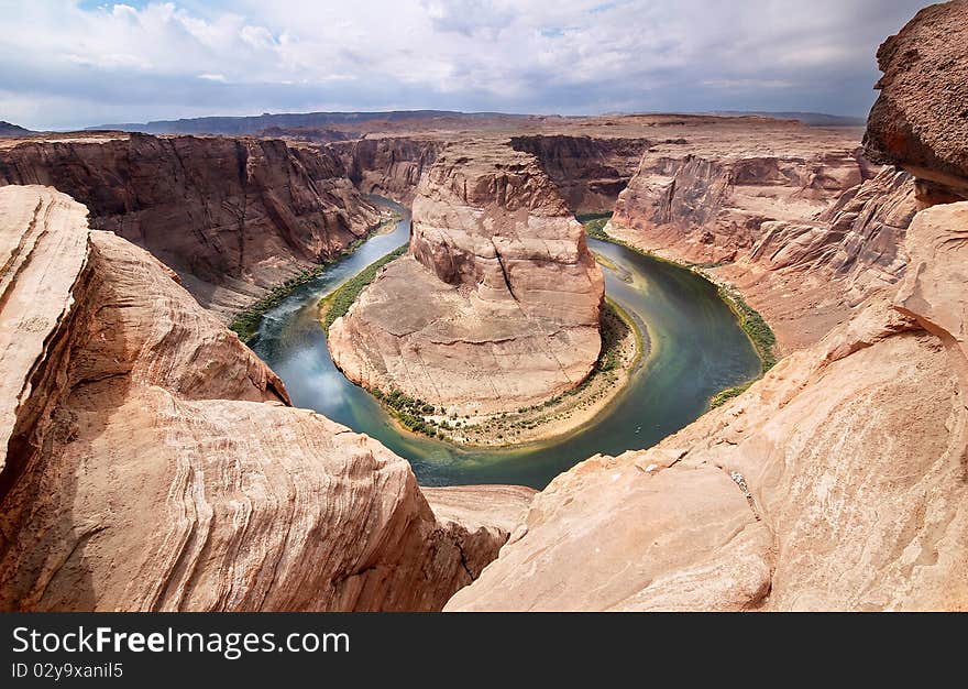 Horse Shoe Bend at Utah, USA