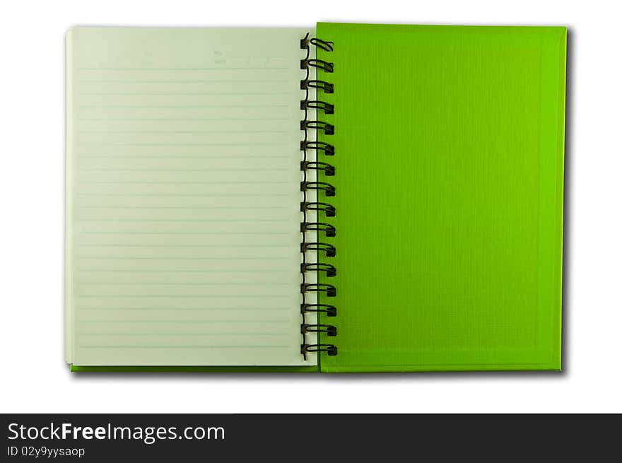 Green notebook