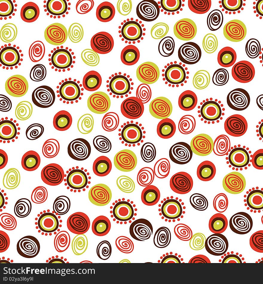 Colorful seamless with flowers pattern. Colorful seamless with flowers pattern