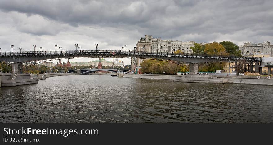 Bridge through Moscow-river