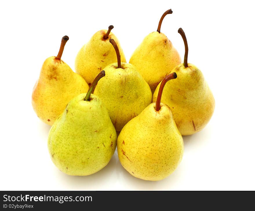 Ripe pears.