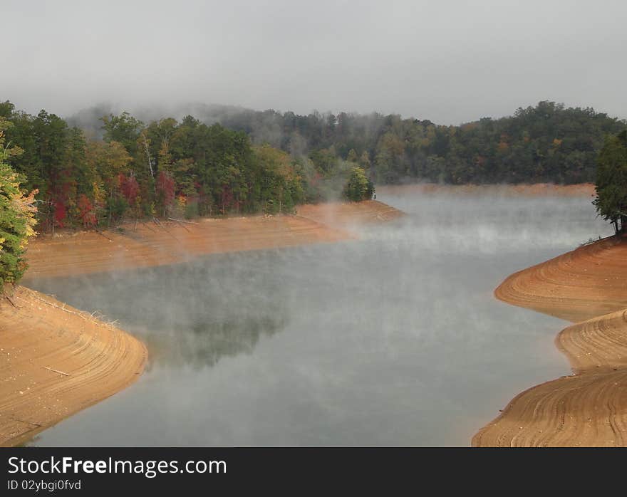 Lake Fontana in The Great Smokey Mountains