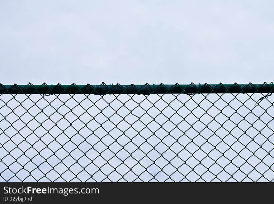 A iron barbed in army area