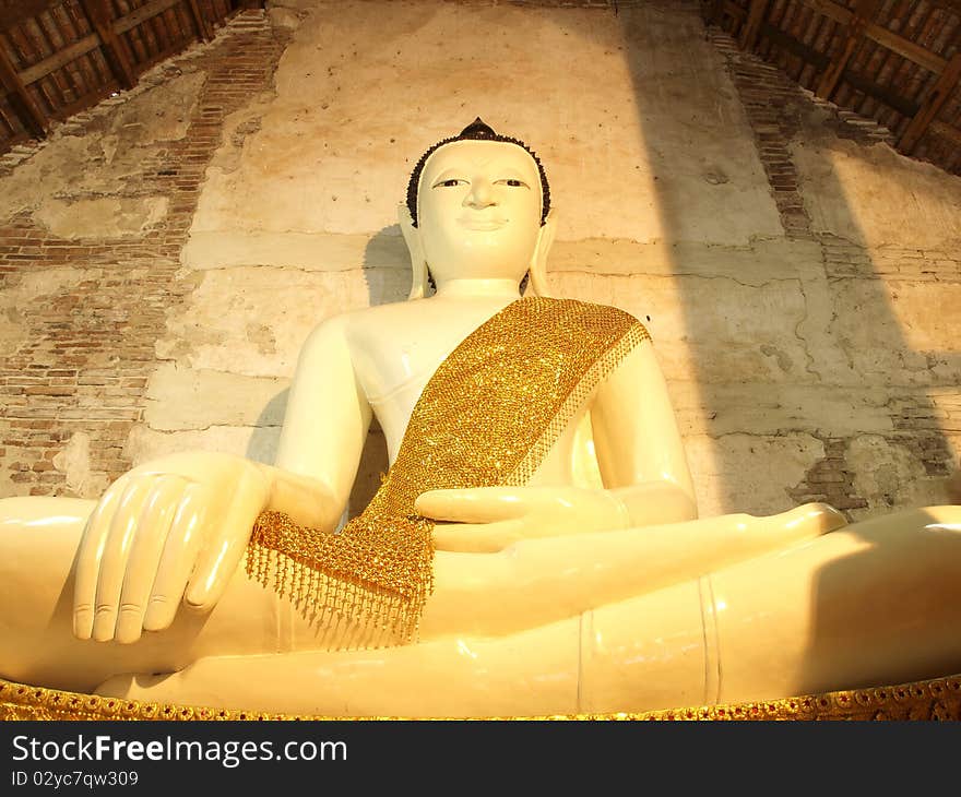 Buddha statue in temple , Ayutthaya , Thailand