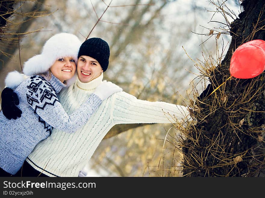 Young couple in love