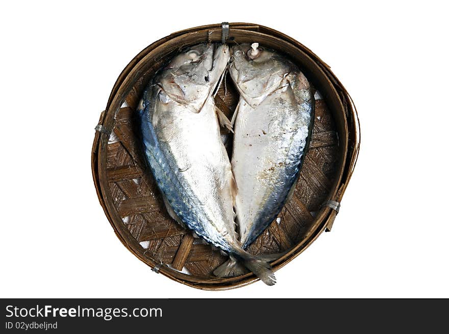 Stream boiled mackerel