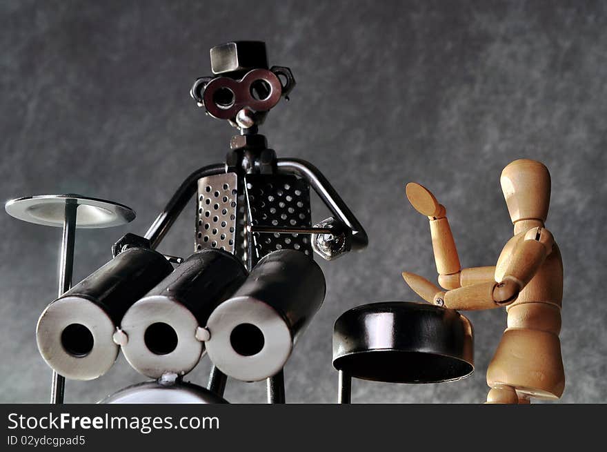 Drummer figurines