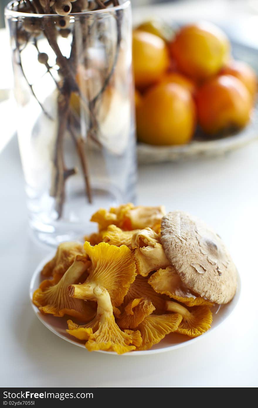 Golden Chanterelle mushrooms