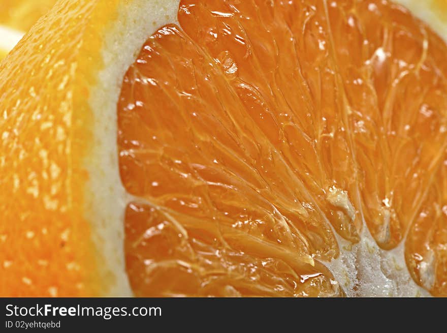 Rich orange slices