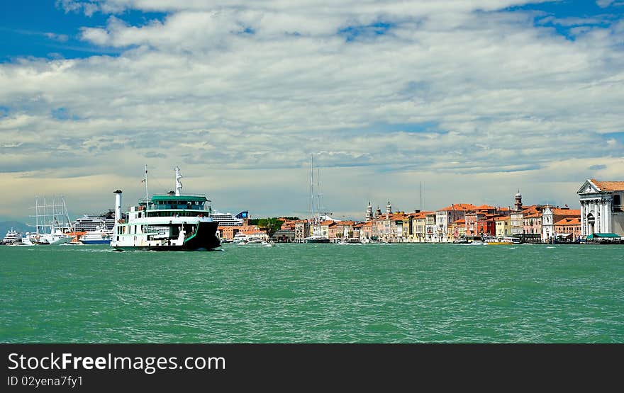 Seaview of Venice, Italy . Panorama