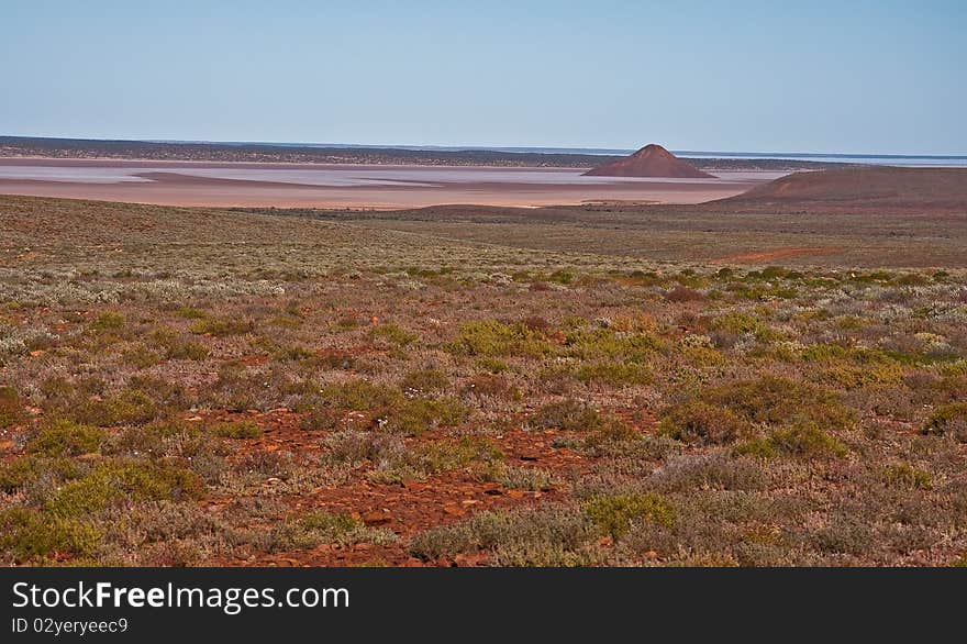 Landscape of the red australian desert, norther territory. Landscape of the red australian desert, norther territory