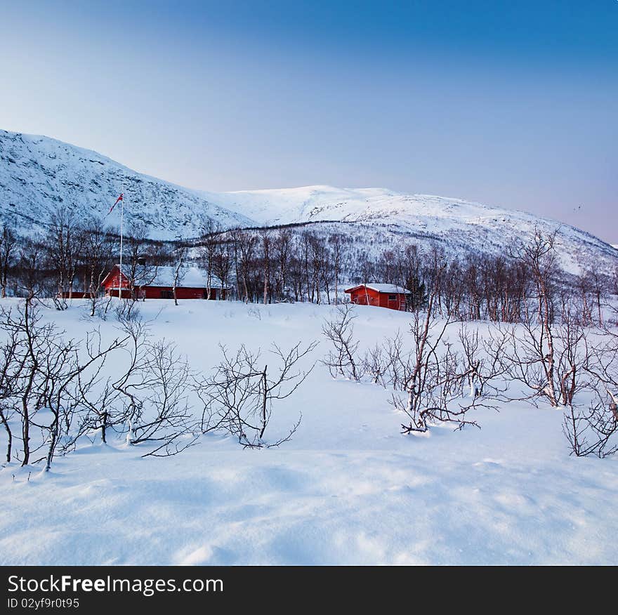 A typical Norwegian house.