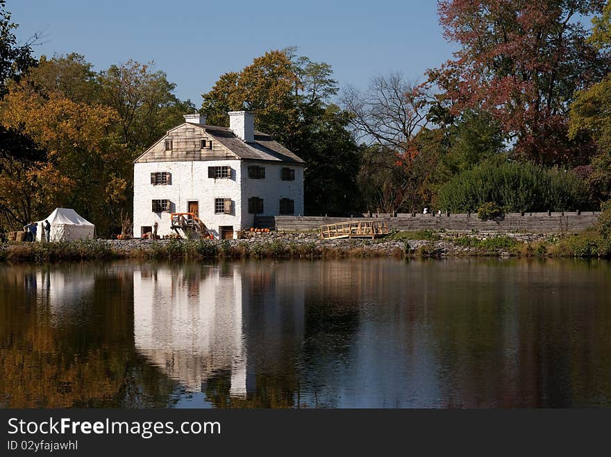 Historic manor house, Philipsburg Manor, NY