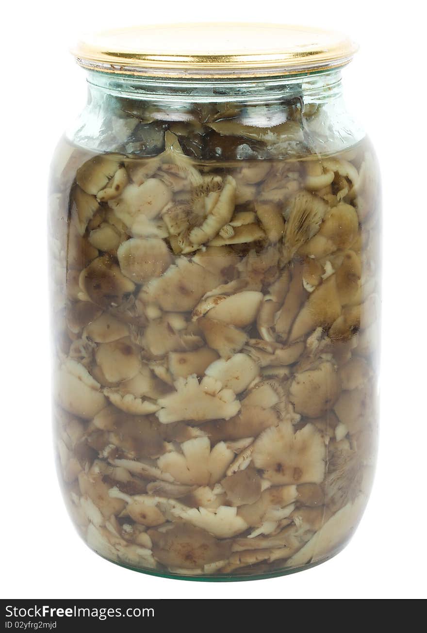 Marinated Mushrooms In Jar