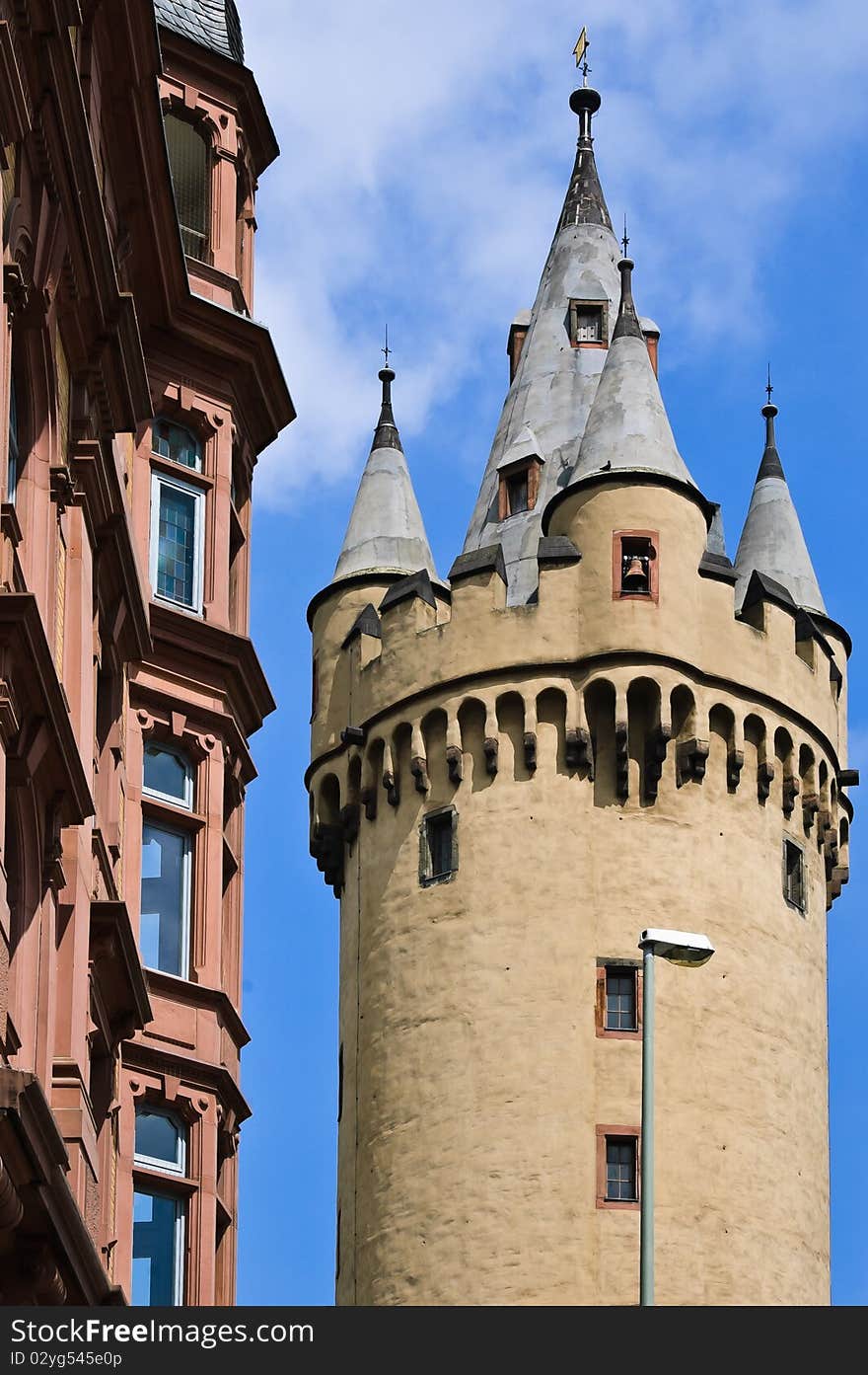 The top of the Eschenheimer Tor in Frankfurt, Germany. The top of the Eschenheimer Tor in Frankfurt, Germany