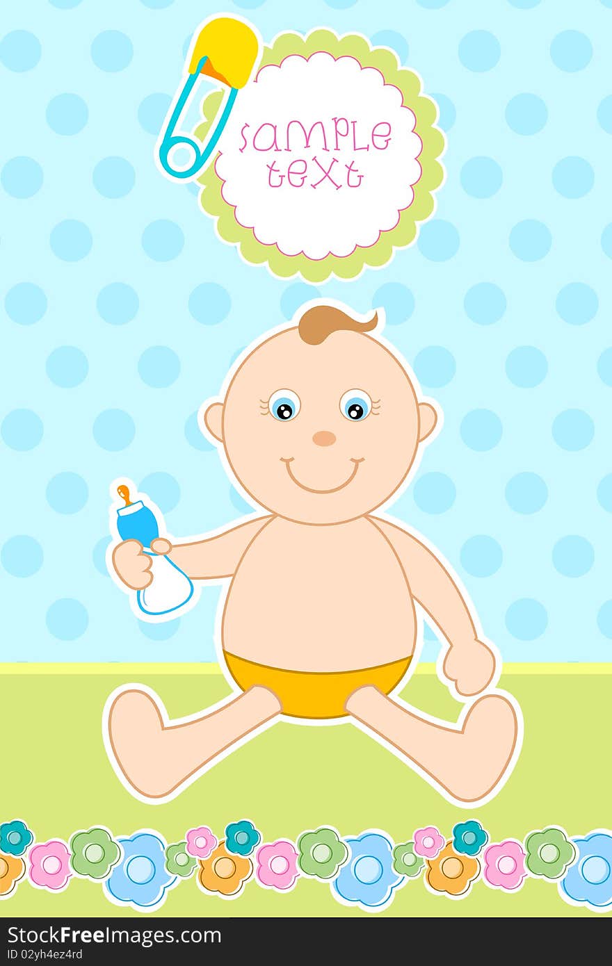 Baby arrival card