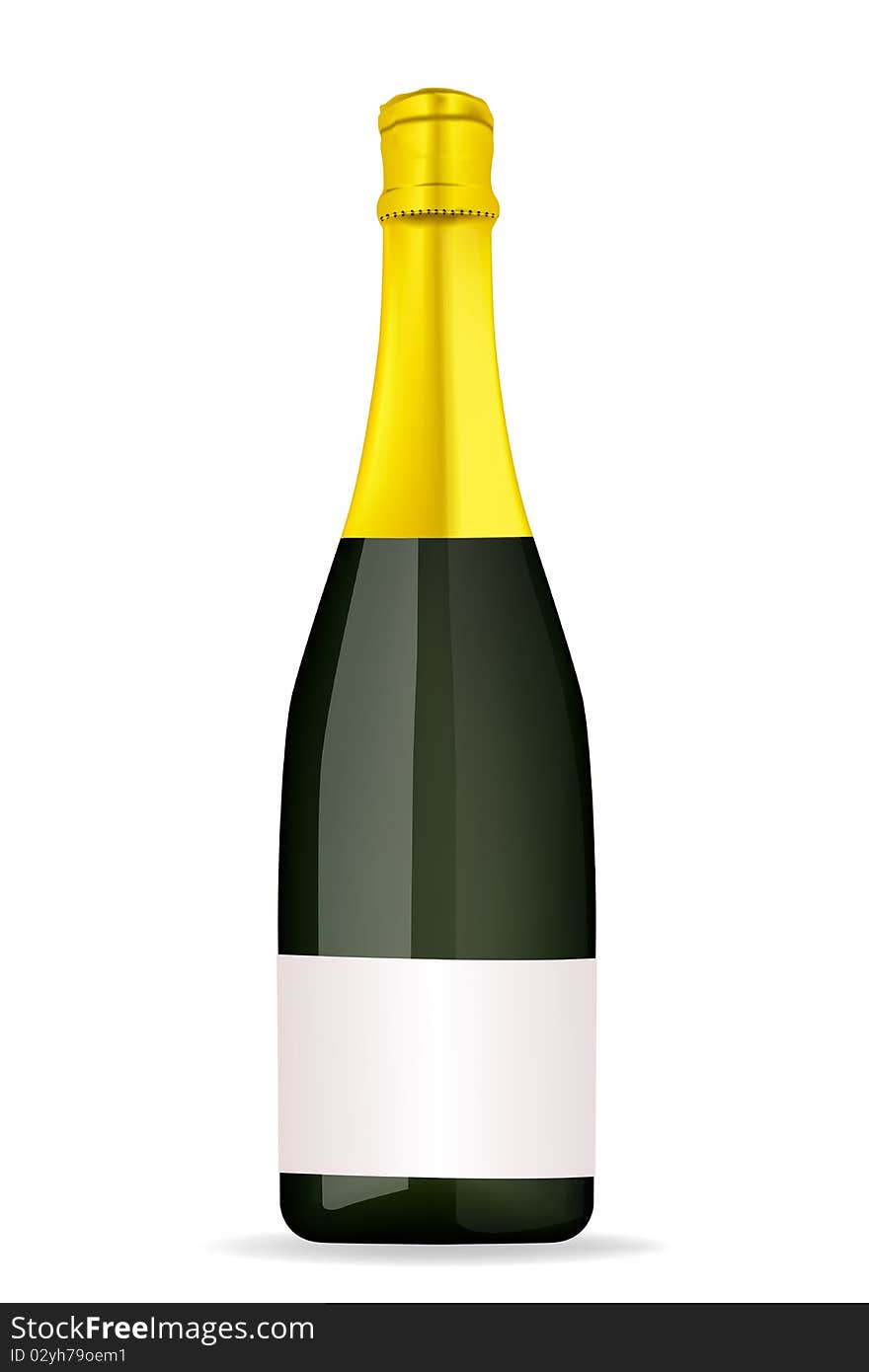 Champagne bottle