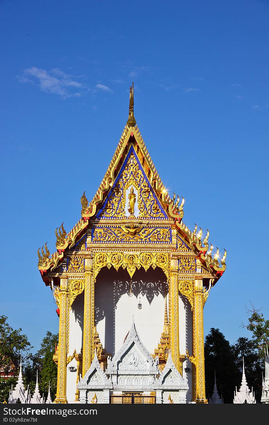 Beautiful temple wat bang-pai nonthaburi thailand. Beautiful temple wat bang-pai nonthaburi thailand