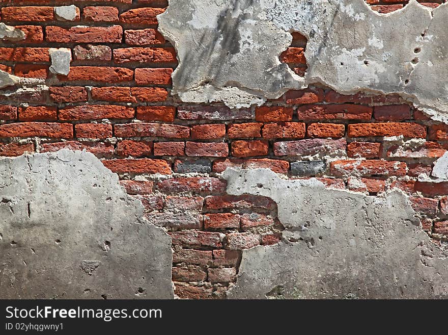 Fragment Red Brick Wall