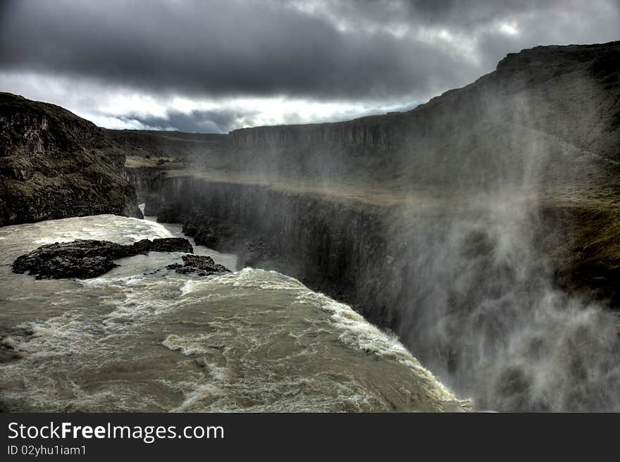 Gulfoss Waterfall