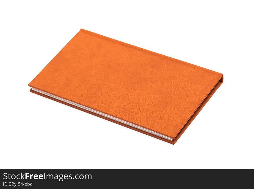 Book in a brown cover