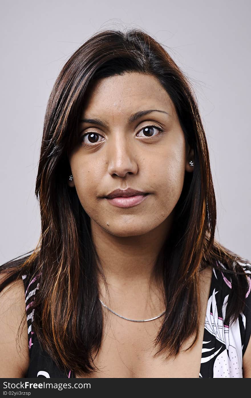 Young attractive Indian girl, highly detailed portrait