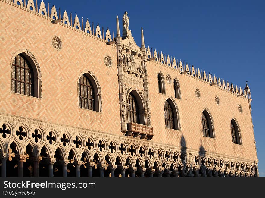 Palace of doges in Venice