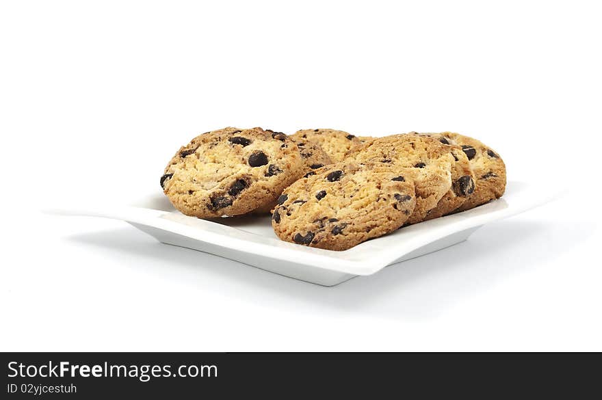 Cookies with chocolate