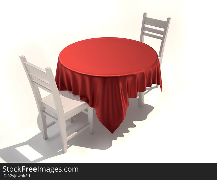 Table and chairs