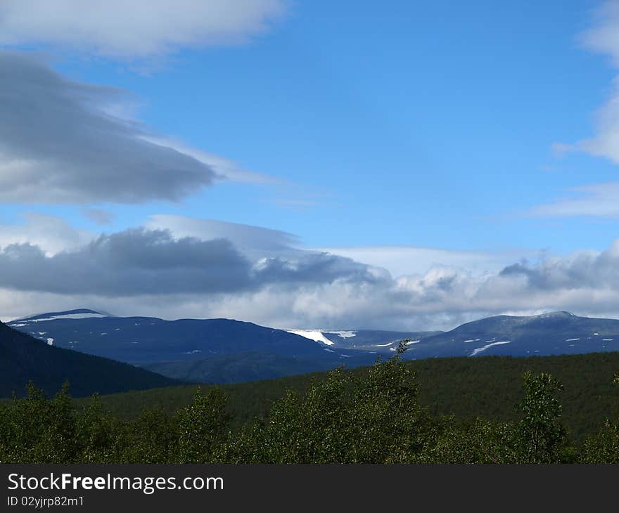 Somewhere between Kiruna and Abisko in Sweden. Somewhere between Kiruna and Abisko in Sweden