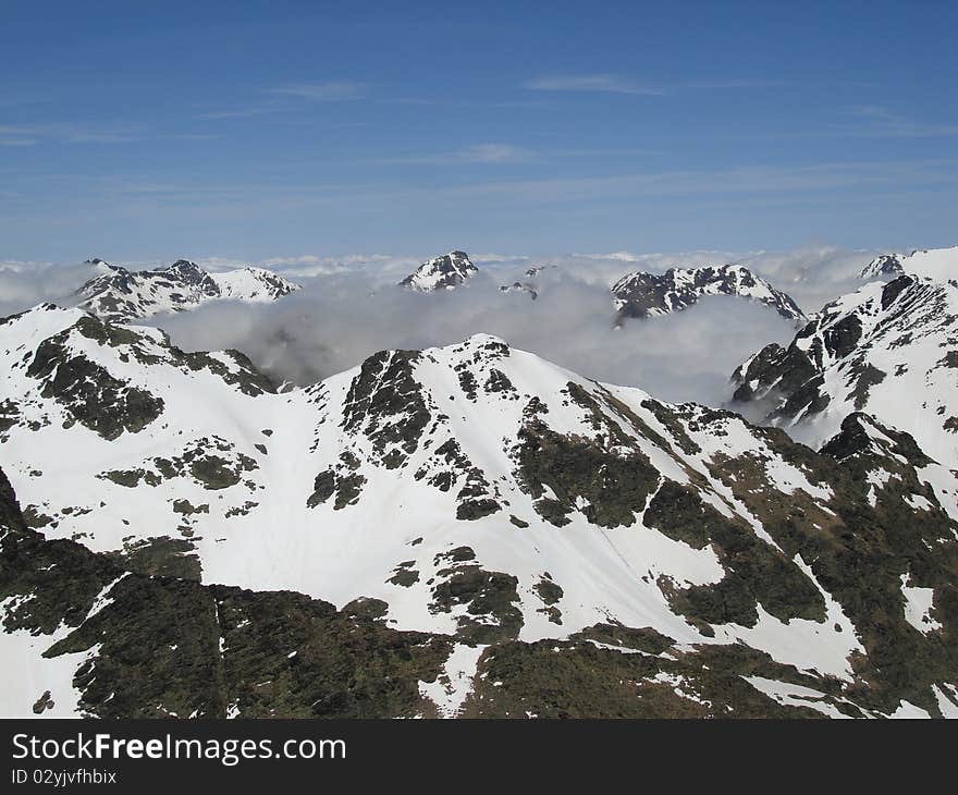 Low Cloud In The Pyrenees