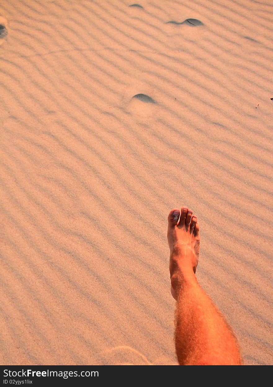 Step on beach