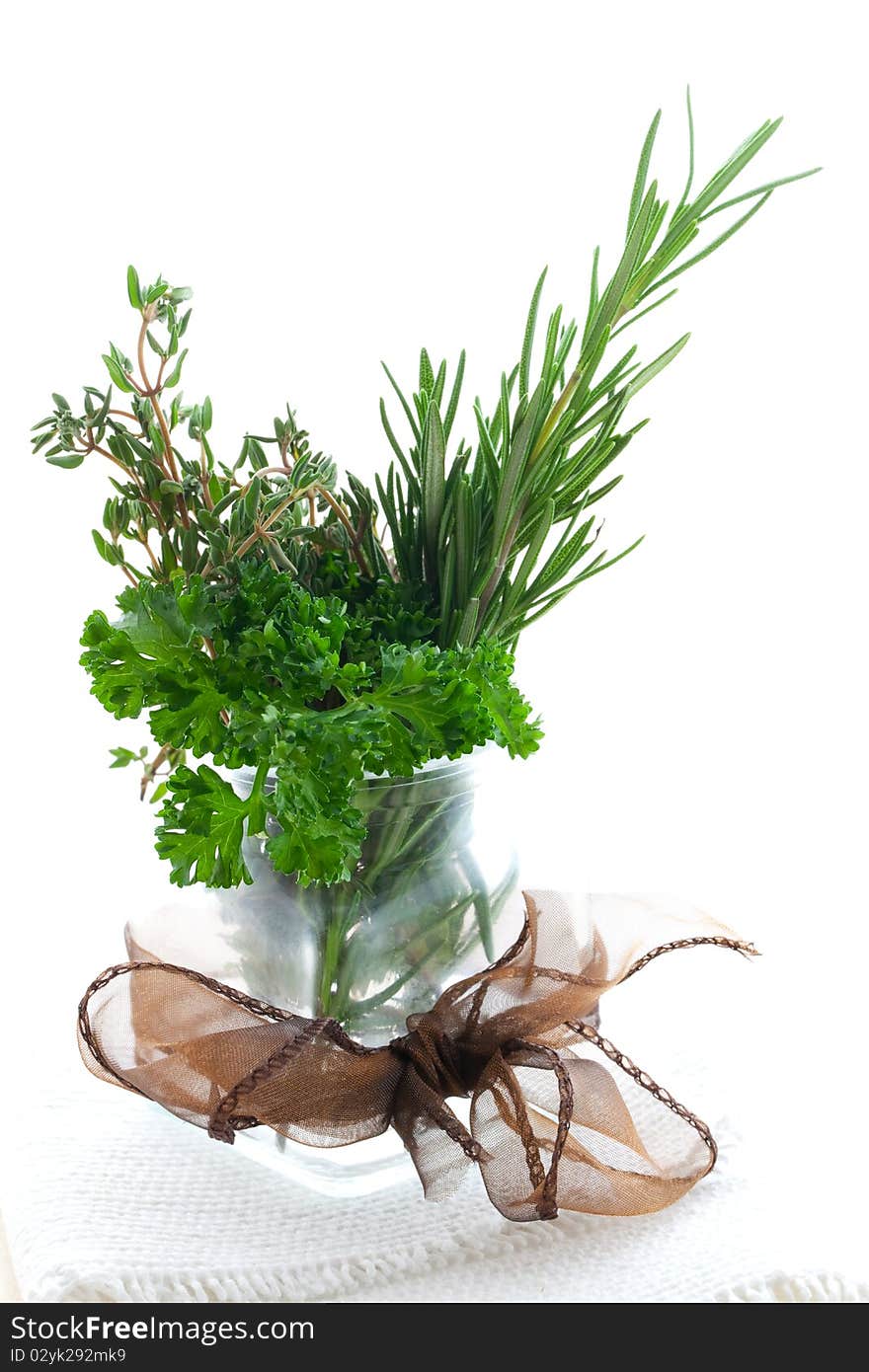 Herbs In A Glass